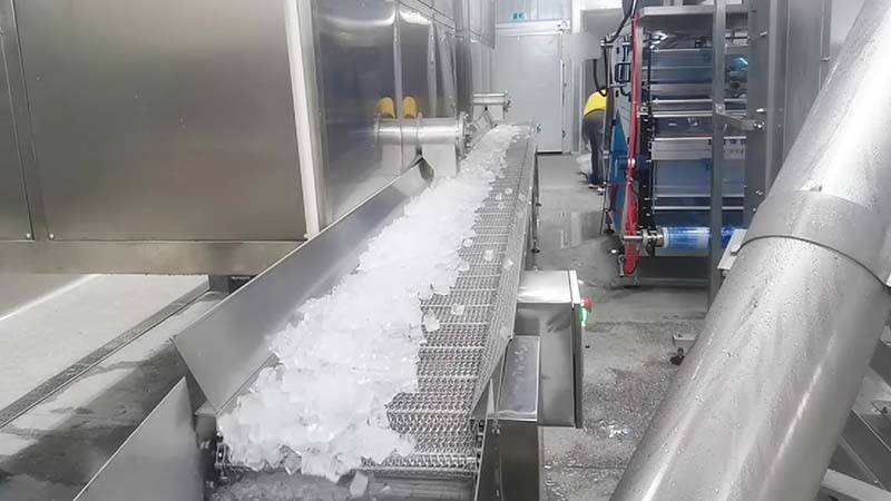 ماكينة تعبئة الثلج عبوة 11 كجم، سلسلة SK-L780